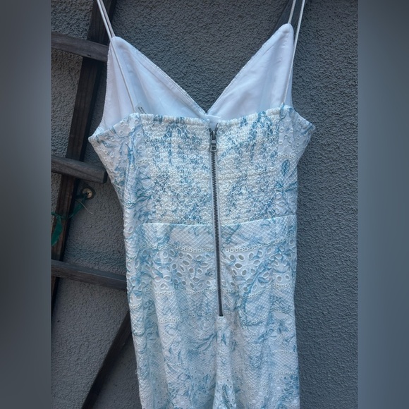 Alice and Olivia Shanti Printed Eyelet Jumpsuit - Picture 10 of 11